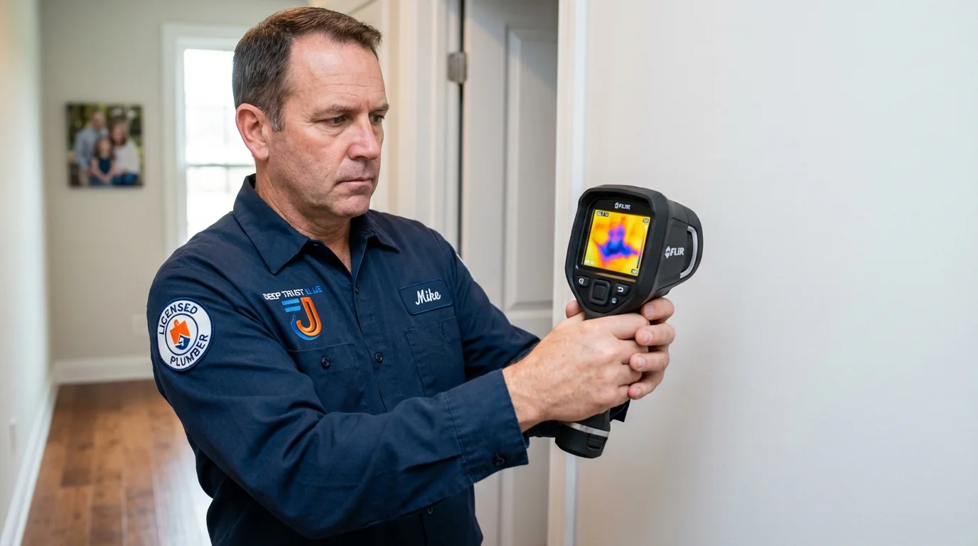 Thermal imaging leak detection by Johns Plumbing LLC in Laguna
